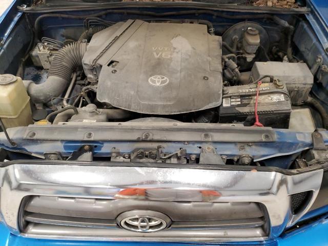 5TEJU62N15Z143602 - 2005 TOYOTA TACOMA DOUBLE CAB PRERUNNER BLUE photo 11