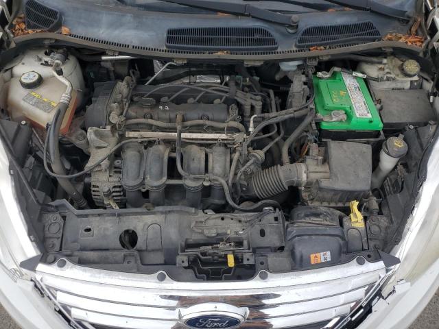 3FADP4BJ3DM217982 - 2013 FORD FIESTA SE WHITE photo 11