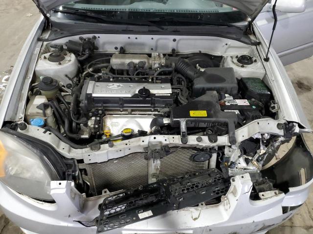 KMHCG45C25U656358 - 2005 HYUNDAI ACCENT GL SILVER photo 11