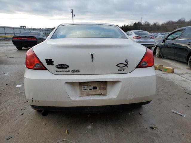 1G2ZH17N784135802 - 2008 PONTIAC G6 GT WHITE photo 6