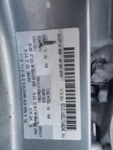 3MZBM1U70EM112129 - 2014 MAZDA 3 SPORT SILVER photo 12