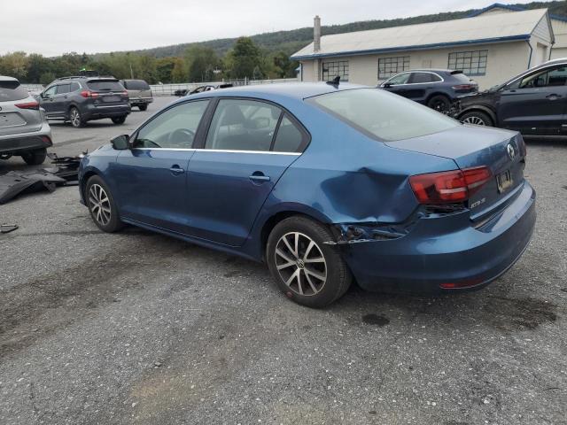 3VWB67AJ7HM361609 - 2017 VOLKSWAGEN JETTA SE BLUE photo 2