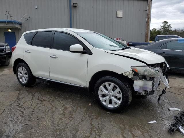 JN8AZ1MU0BW059955 - 2011 NISSAN MURANO S WHITE photo 4