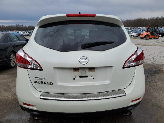 JN8AZ1MU0BW059955 - 2011 NISSAN MURANO S WHITE photo 6