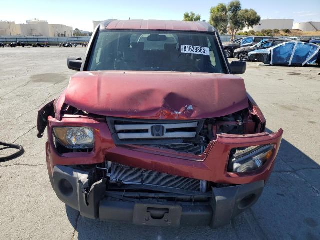 5J6YH28737L004829 - 2007 HONDA ELEMENT EX Bordeaux photo 5