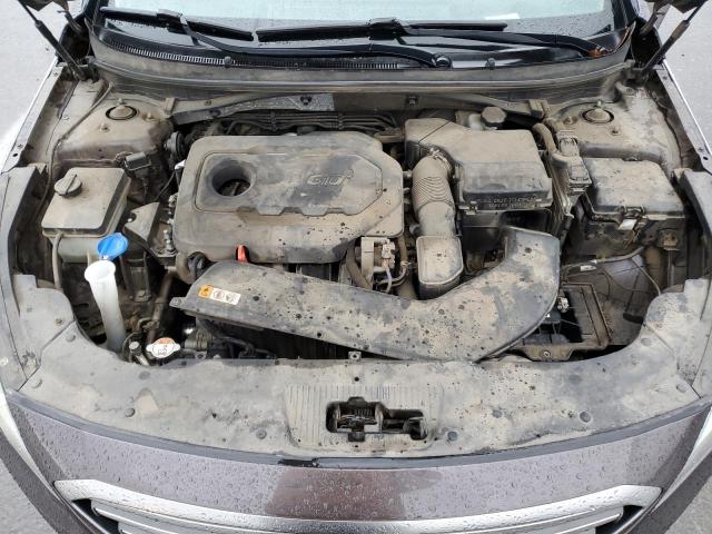 5NPE24AF0HH444472 - 2017 HYUNDAI SONATA SE GRAY photo 11