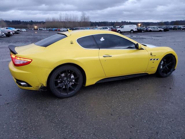 ZAM45KLA5A0048626 - 2010 MASERATI GRANTURISM S YELLOW photo 3