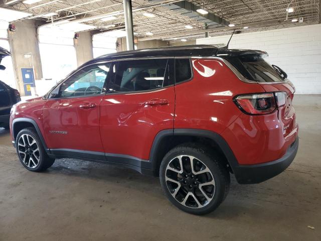 3C4NJDCB4MT502607 - 2021 JEEP COMPASS LIMITED Rojo foto 2