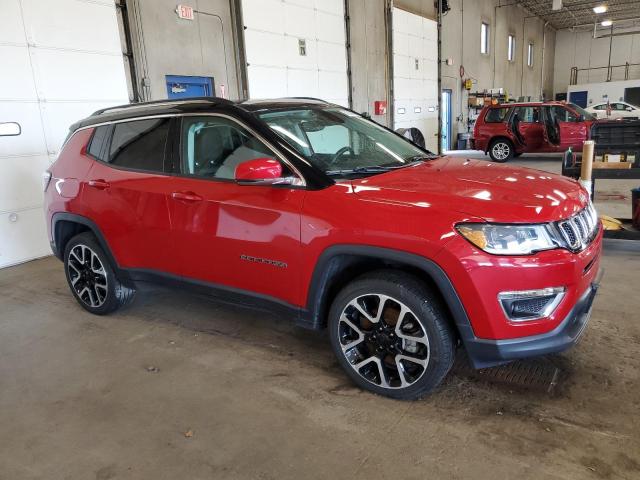 3C4NJDCB4MT502607 - 2021 JEEP COMPASS LIMITED Rojo foto 4