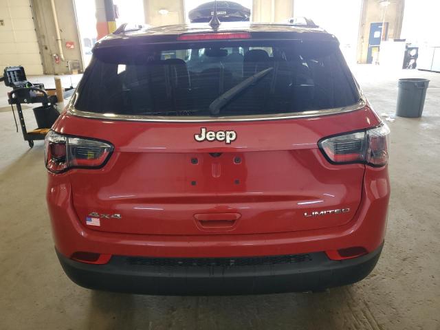 3C4NJDCB4MT502607 - 2021 JEEP COMPASS LIMITED Rojo foto 6