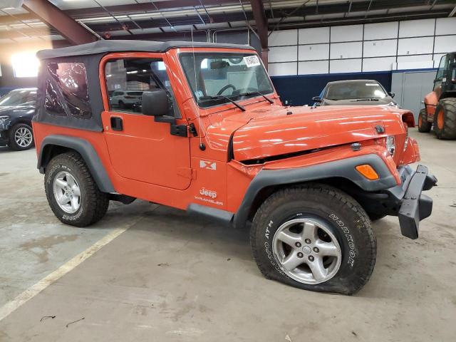 1J4FA39S06P713780 - 2006 JEEP WRANGLER X ORANGE photo 4