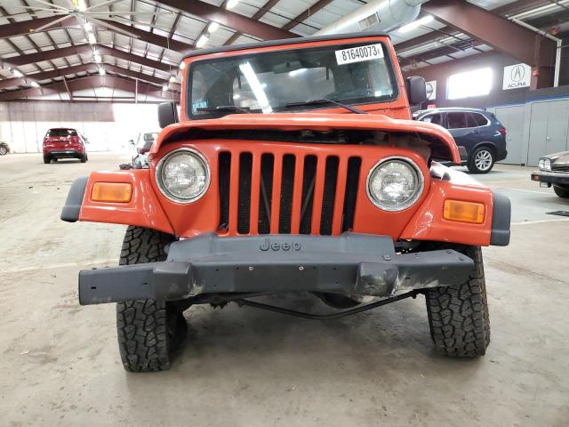 1J4FA39S06P713780 - 2006 JEEP WRANGLER X ORANGE photo 5