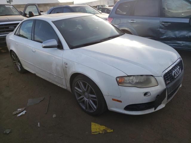 WAUGL78E07A236602 - 2007 AUDI NEW S4 QUATTRO WHITE photo 4