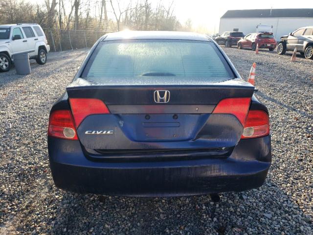 2HGFA165X8H533935 - 2008 HONDA CIVIC LX BLUE photo 6