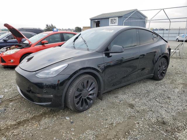 7SAYGDEF7PF662367 - 2023 TESLA MODEL Y BLACK photo 1