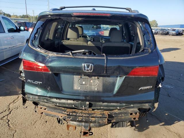 5FNYF6H51HB060743 - 2017 HONDA PILOT EXL GREEN photo 6
