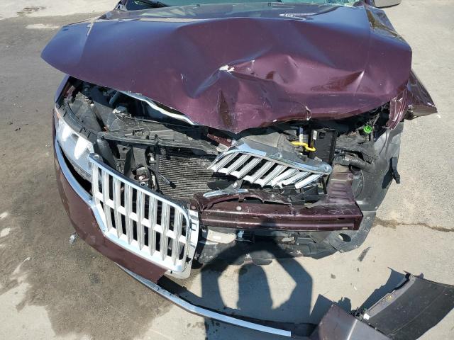 3LNHL2GC1BR762807 - 2011 LINCOLN MKZ მუქწითელი ფოტო 11