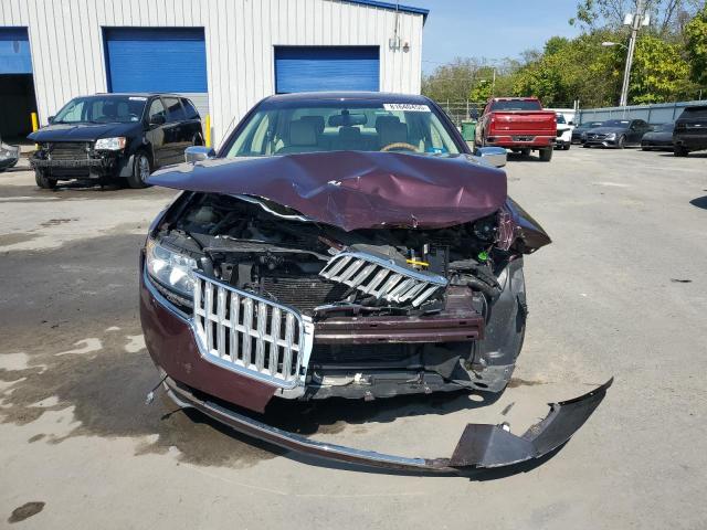 3LNHL2GC1BR762807 - 2011 LINCOLN MKZ მუქწითელი ფოტო 5