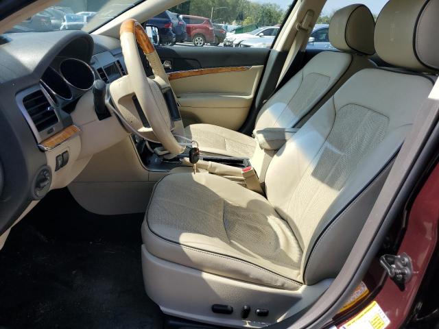 3LNHL2GC1BR762807 - 2011 LINCOLN MKZ მუქწითელი ფოტო 7