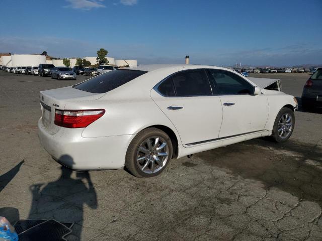 JTHBL46F385079261 - 2008 LEXUS LS 460 WHITE photo 3