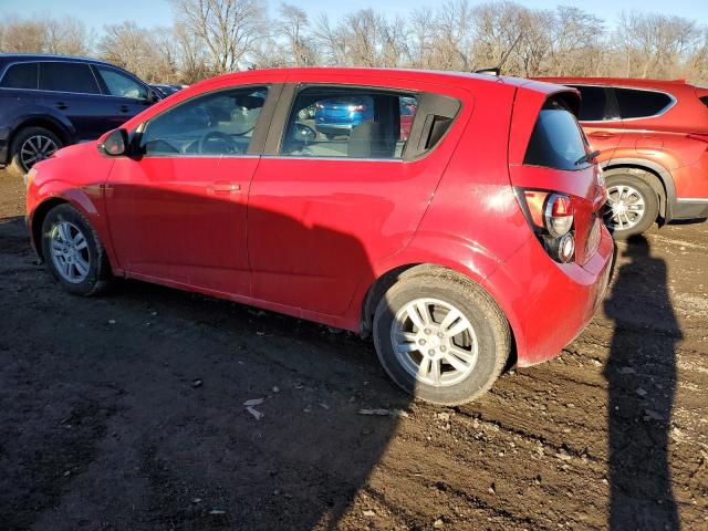 1G1JC6SH2C4118347 - 2012 CHEVROLET SONIC LT RED photo 2