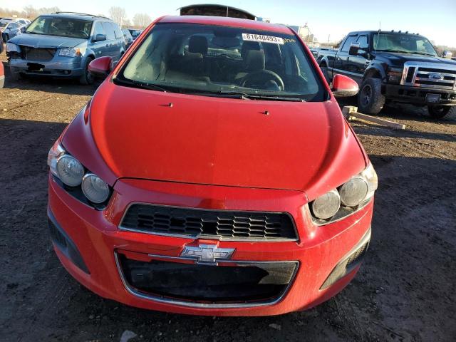 1G1JC6SH2C4118347 - 2012 CHEVROLET SONIC LT RED photo 5