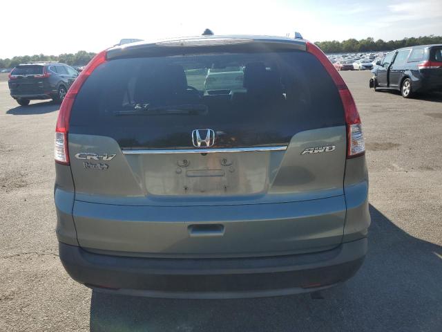 JHLRM4H77CC007523 - 2012 HONDA CR-V EXL TEAL photo 6
