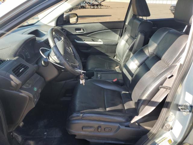 JHLRM4H77CC007523 - 2012 HONDA CR-V EXL TEAL photo 7