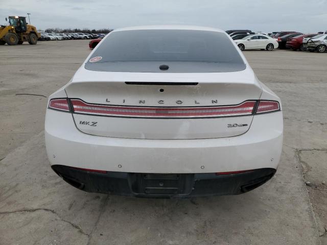 3LN6L2G93GR611132 - 2016 LINCOLN MKZ WHITE photo 6