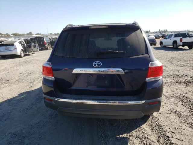 5TDZA3EH3DS034330 - 2013 TOYOTA HIGHLANDER BASE ლურჯი ფოტო 6