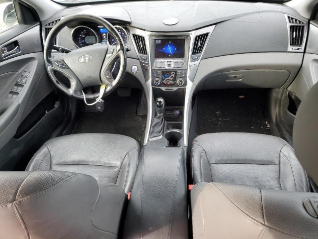 KMHEC4A48DA068791 - 2013 HYUNDAI SONATA HYBRID SILVER photo 8