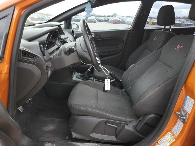 3FADP4GX0KM147450 - 2019 FORD FIESTA ST ORANGE photo 7