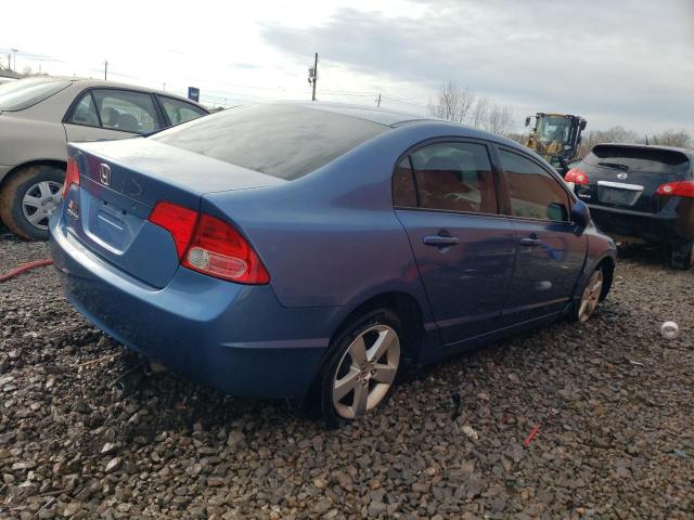 1HGFA16807L109210 - 2007 HONDA CIVIC EX BLUE photo 3