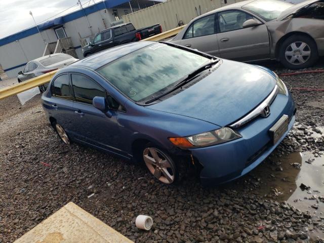 1HGFA16807L109210 - 2007 HONDA CIVIC EX BLUE photo 4