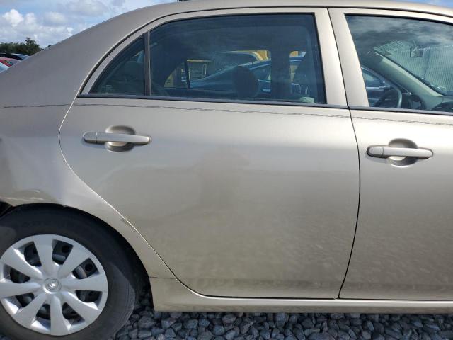 2T1BU4EEXAC519542 - 2010 TOYOTA COROLLA BASE GOLD photo 10