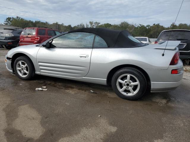 4A3AE45G92E074085 - 2002 MITSUBISHI ECLIPSE SPYDER GS SILVER photo 2