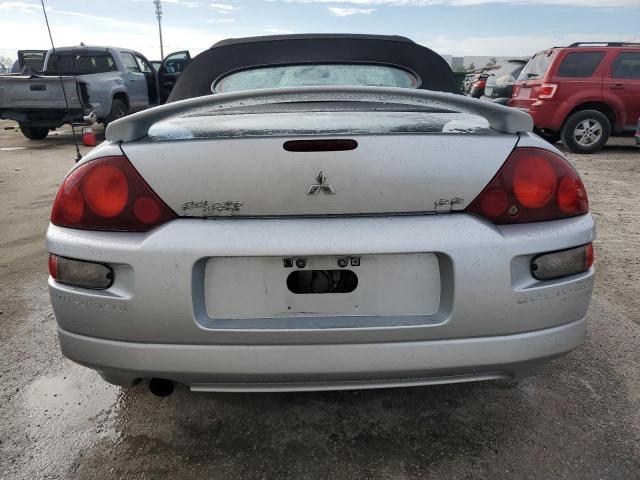 4A3AE45G92E074085 - 2002 MITSUBISHI ECLIPSE SPYDER GS SILVER photo 6