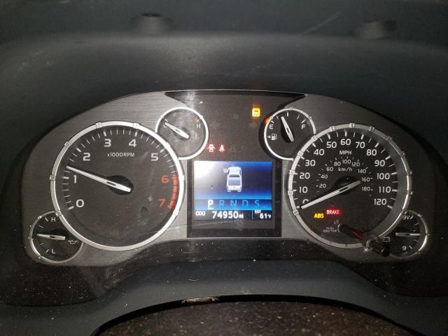 5TFUW5F11FX460037 - 2015 TOYOTA TUNDRA DOUBLE CAB SR/SR5 SILVER photo 9