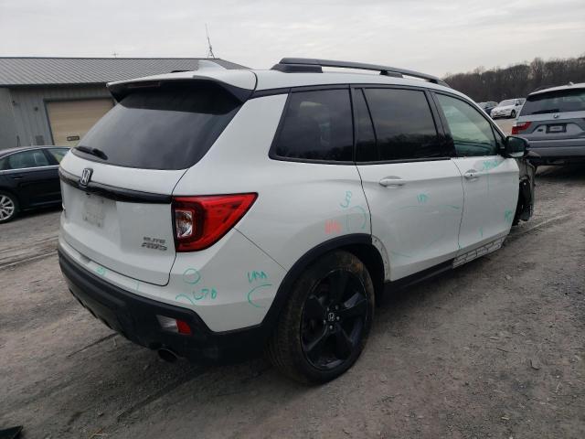 5FNYF8H03LB007793 - 2020 HONDA PASSPORT ELITE WHITE photo 3