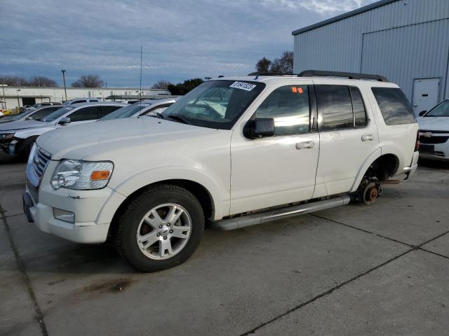 1FMEU7DE2AUA90296 - 2010 FORD EXPLORER XLT WHITE photo 1