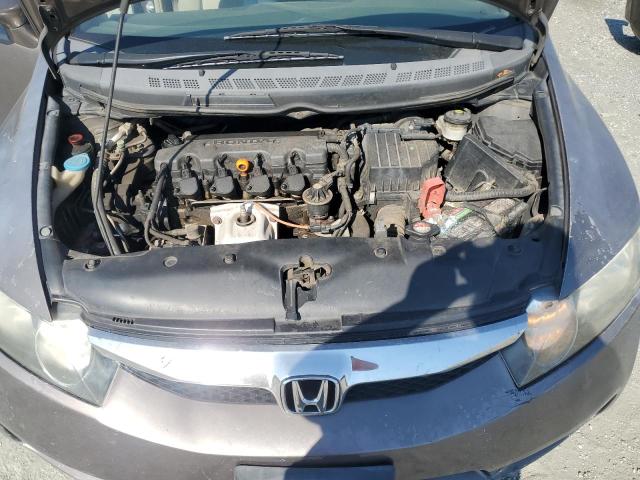 2HGFA16579H540424 - 2009 HONDA CIVIC LX GRAY photo 11
