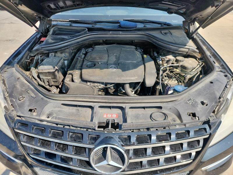 4JGDA5HB2CA001159 - 2012 MERCEDES-BENZ ML 350 4MATIC BLACK photo 12