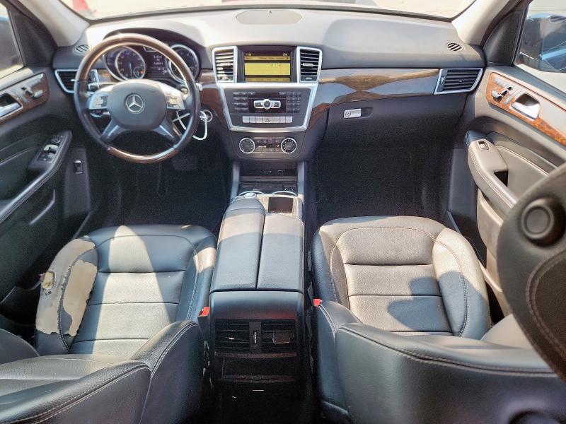 4JGDA5HB2CA001159 - 2012 MERCEDES-BENZ ML 350 4MATIC BLACK photo 8