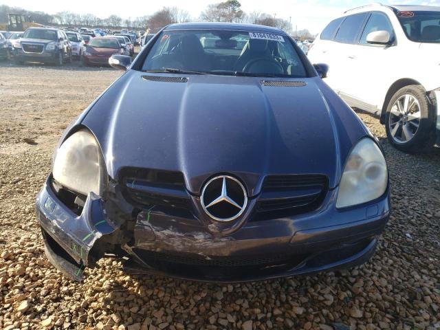 WDBWK54F86F108712 - 2006 MERCEDES-BENZ SLK 280 BLUE photo 5