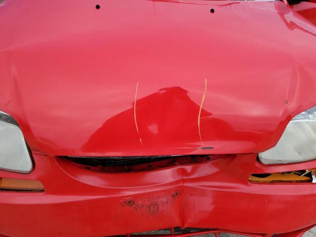 KL1TD56686B543854 - 2006 CHEVROLET AVEO BASE RED photo 11