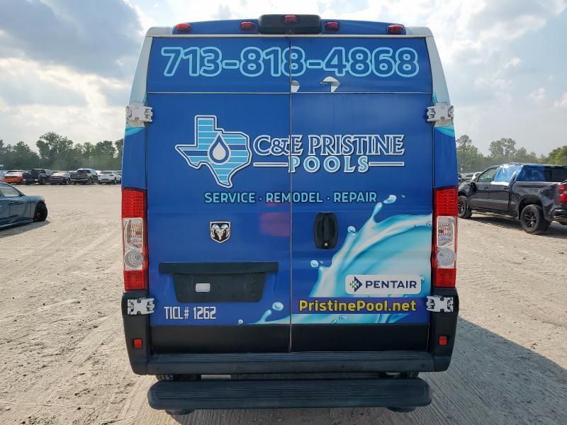 3C6LRVCG8NE118537 - 2022 RAM PROMASTER 2500 HIGH Bleu photo 6