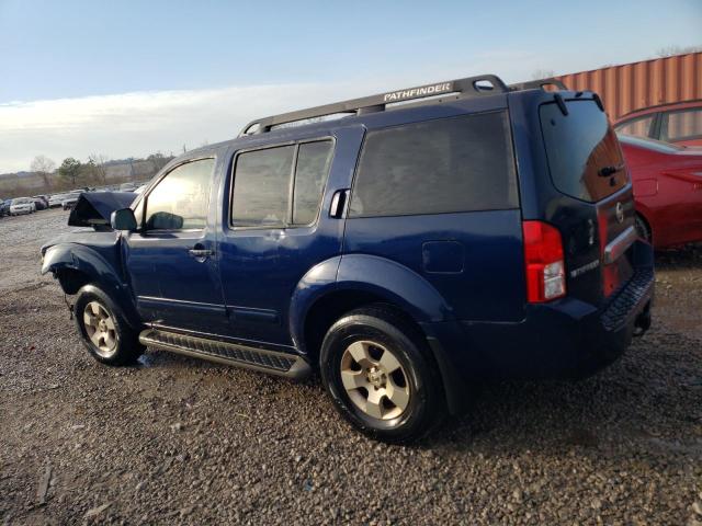 5N1AR18U17C645915 - 2007 NISSAN PATHFINDER LE BLUE photo 2