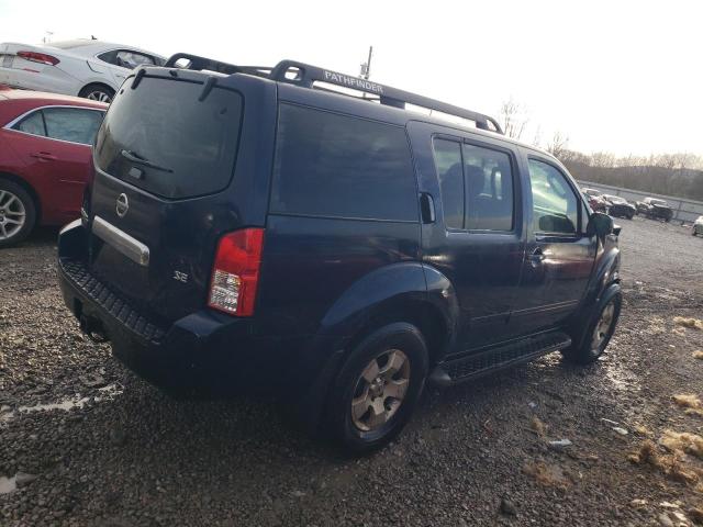 5N1AR18U17C645915 - 2007 NISSAN PATHFINDER LE BLUE photo 3