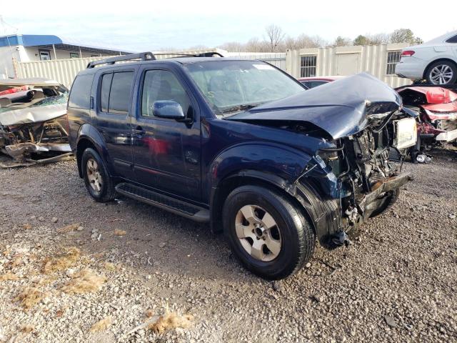 5N1AR18U17C645915 - 2007 NISSAN PATHFINDER LE BLUE photo 4