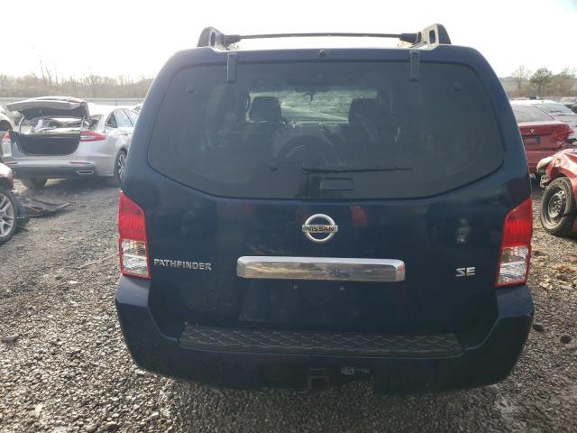 5N1AR18U17C645915 - 2007 NISSAN PATHFINDER LE BLUE photo 6